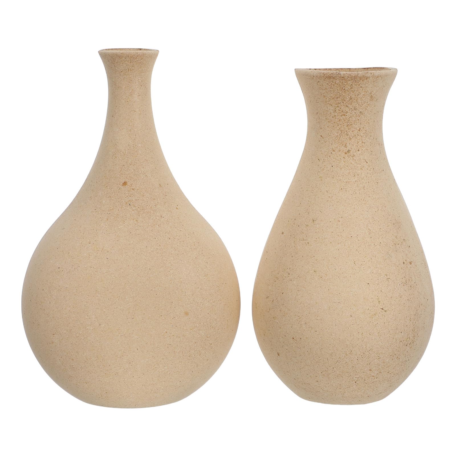 Vase pour fleurs et herbes de pampa lot de 2 style rustique