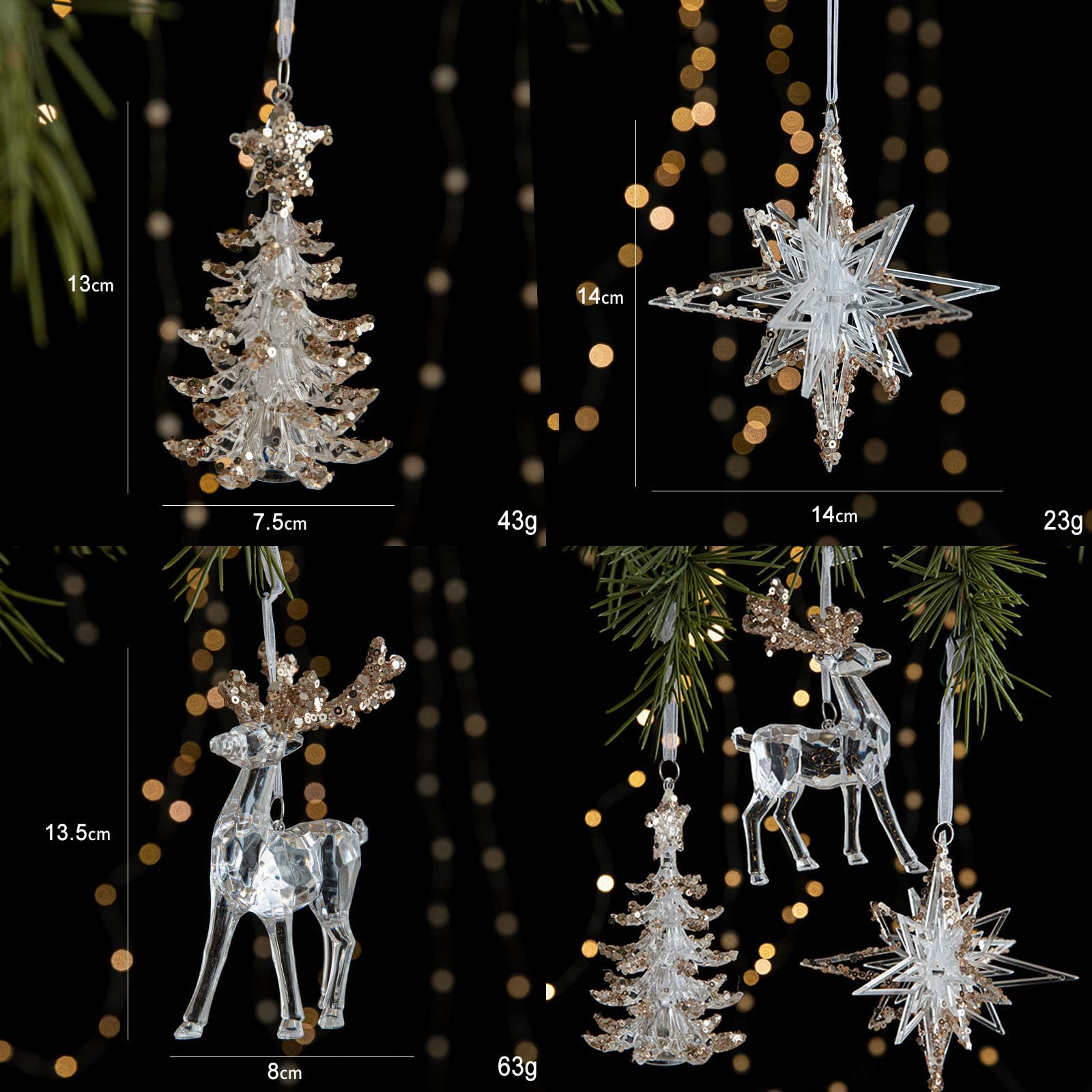 Amazon | クリスマス オーナメント鈴クリスマスツリー 飾り 3個