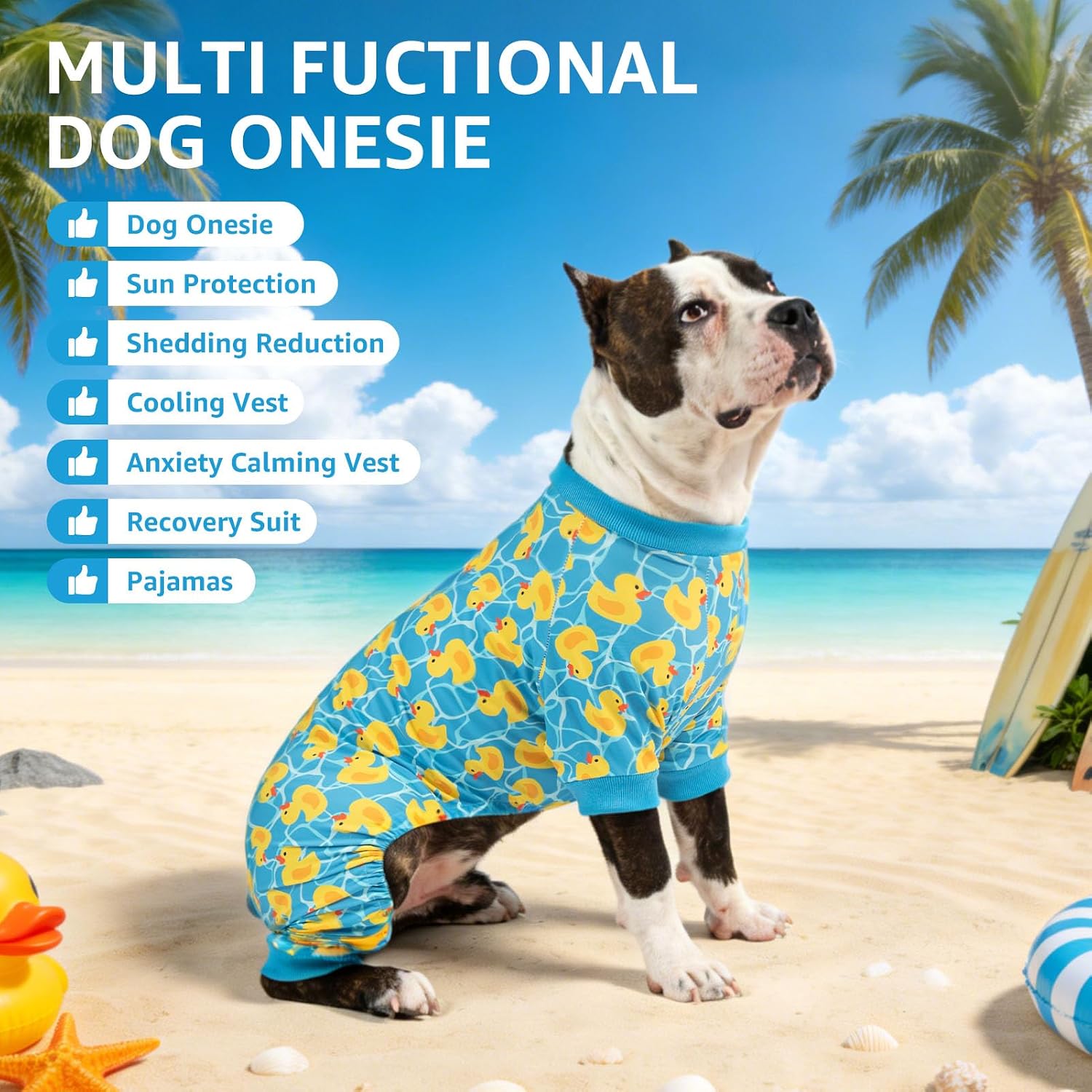 SCENEREAL Cooling Sunblock Dog Clothes for Small Medium Dogs, UPF 50+ UV & Insect Protection Quick Dry Dog T Shirts for Outdoor, Jumpsuit Pet Pajamas, Dirt-Resistant Shedding Control Onesie