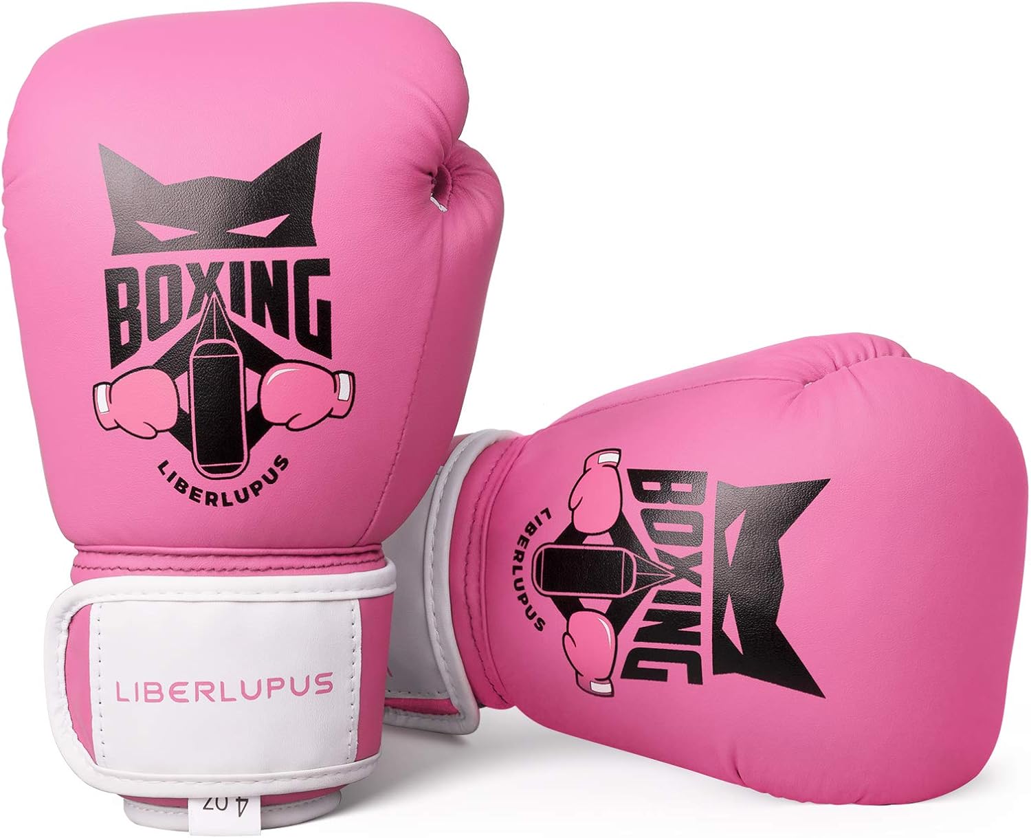 Liberlupus Kids Boxing Gloves for Boys and Girls, Boxing Gloves for Kids 3-15, Youth Boxing Training Gloves, Kids Sparring Punching Gloves for Punching Bag, Kickboxing, Muay Thai, MMA