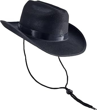 The Dreidel Company Cowboy Felt Western Hat, 22 Circumference Dress Up Costume Clothes for Kids, Pretend Play, Party Favors