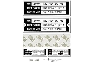 Customized Trailer VIN ID Plate: Your Unparalleled Source for Trailer Identification