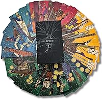 Vista 3 de La Muci Dark Reflections Tarot Shadow - Tarot - Tarot de cartas de trabajo con libro guía para principiantes, una baraja grande de tarot