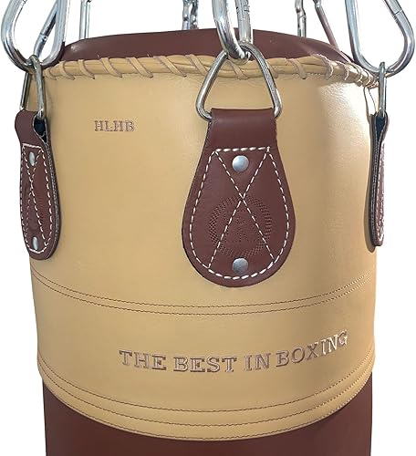 Miniatura 7 de Ringside Heritage - Bolsa pesada de boxeo de cuero genuino de 90 libras