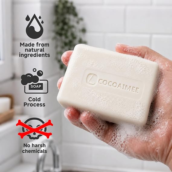 Bar Soap with Natural Oils Gifts for Men & Women Deep Cleansing Refreshing