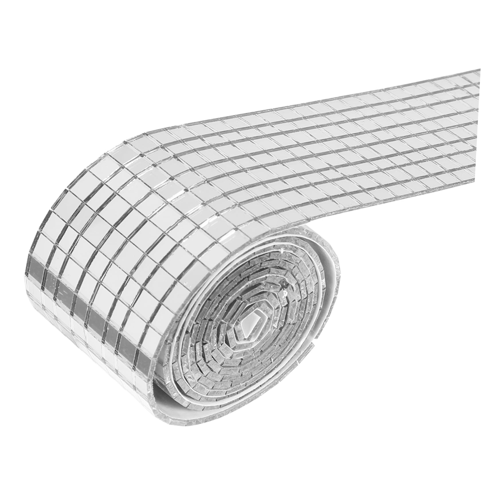 Piastrelle Mosaico Adesive Mini Quadrate in Vetro 1 Rotolo 1464 Pezzi