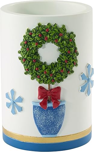 Vista 6 de Avanti Linens - Bomba de loción/dispensador de jabón, artículos esenciales para el baño de invitados, decoración navideña para el hogar