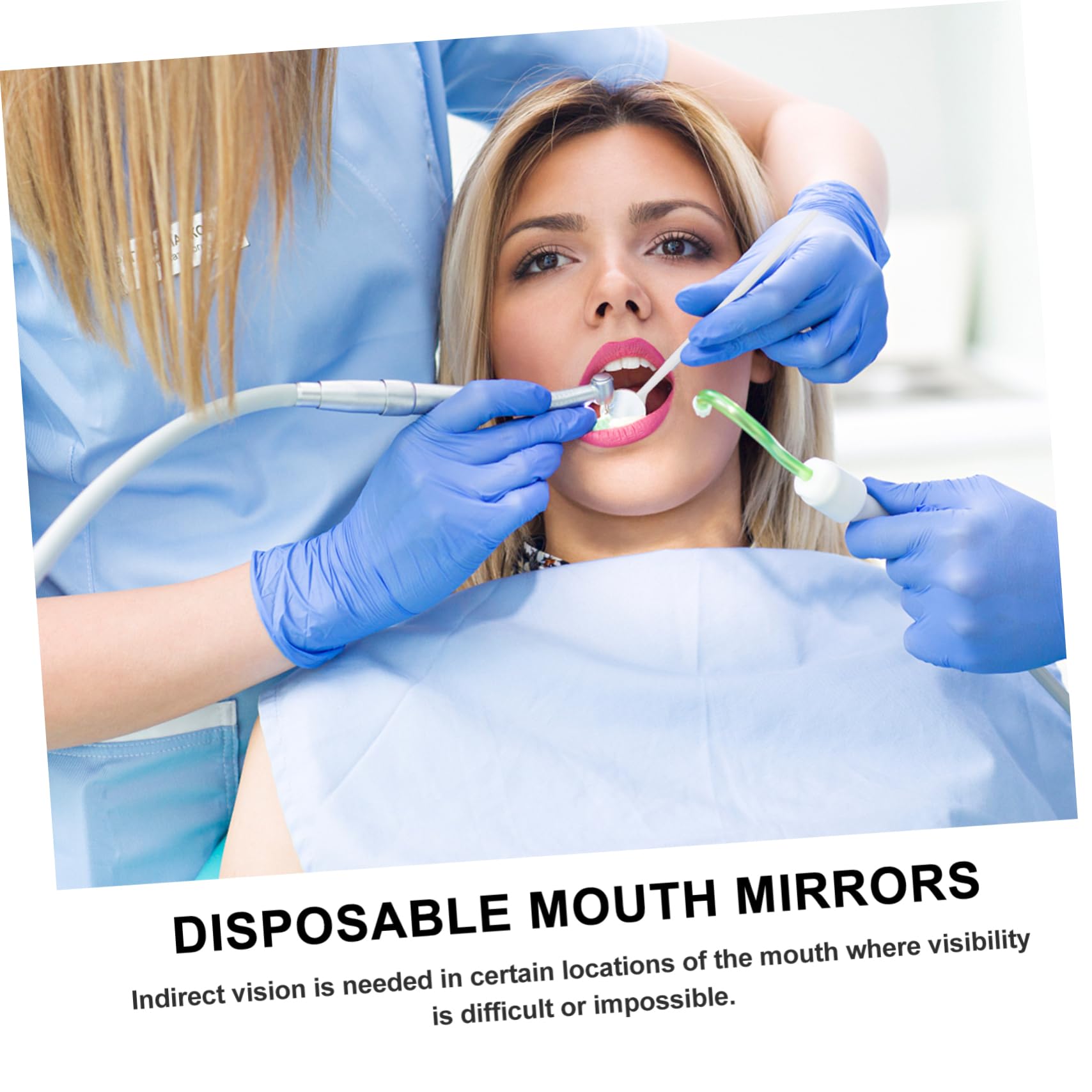 TOPBATHY 3 Set Kit Di Specchietti Per Esame Orale A Forma Di Denti Morbidi Per Adulti Con Riflettore Intraorale Specchietti Orali Specchietto Intraorale Specchietti Monouso In 20 pezzi*3