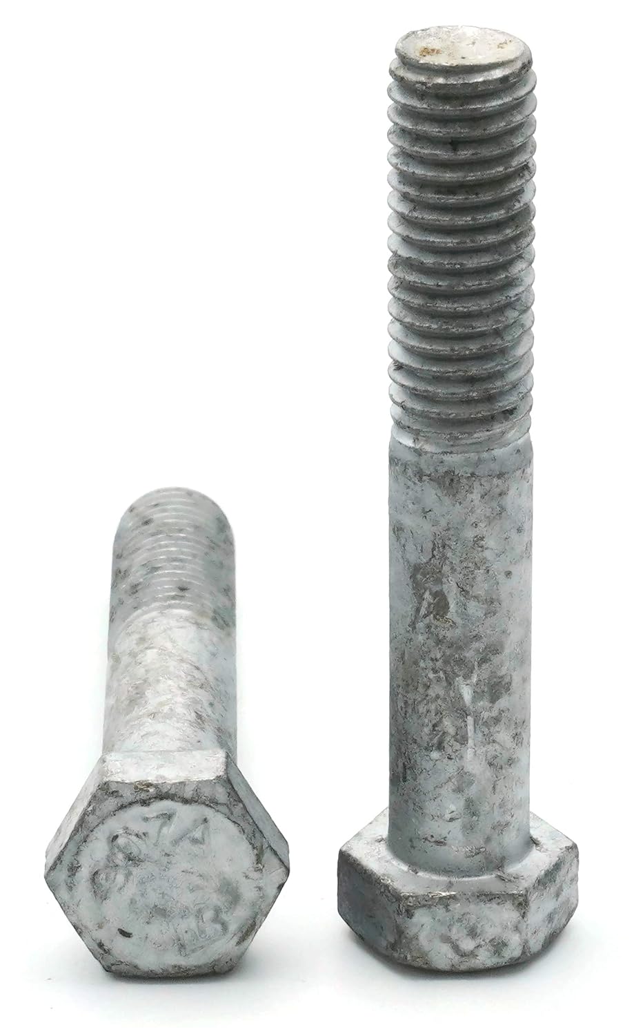 Hex Cap Screws Hot Dipped Galvanized 307 A Grade A - 1/4"-20 x 3-1/2" PT - Qty-100