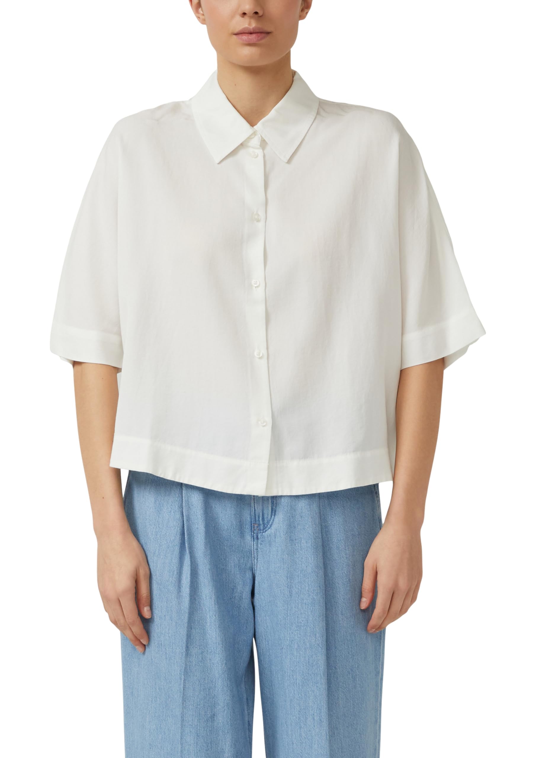 s.Oliver Women's 2176340 Shirt Blouse Short Sleeve, 0210, 10