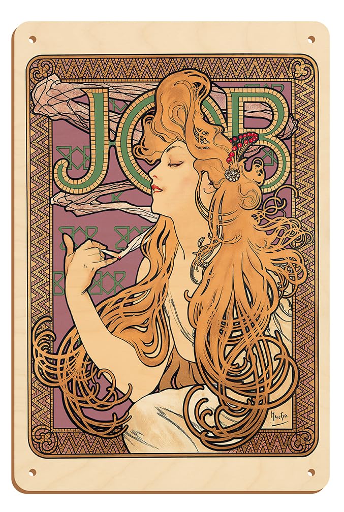 alphonse mucha job cigarettes Amazon.com: Job Cigarette Rolling Papers