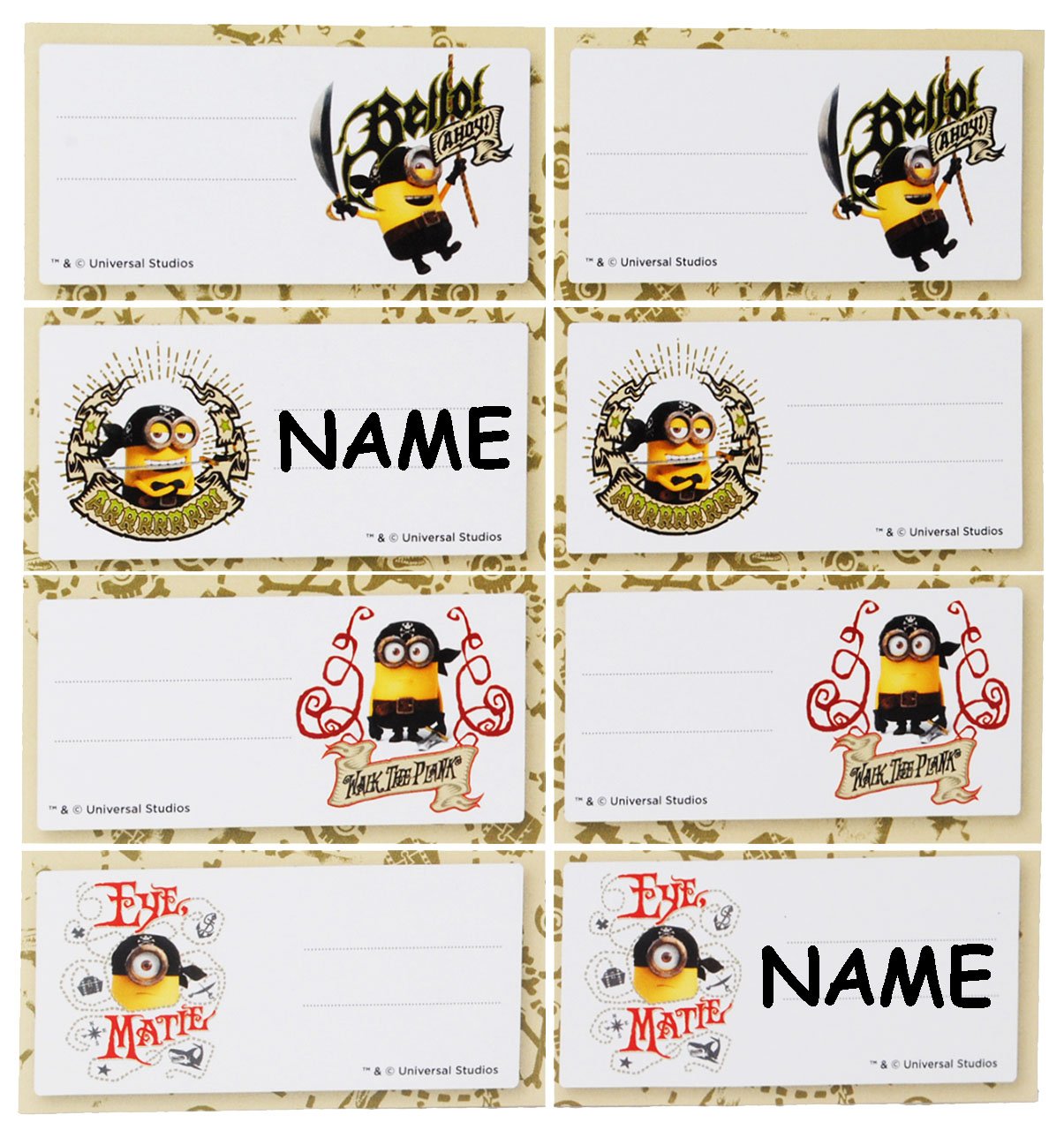 26 Stück Minions-Sticker – „Ich Einfach Unverbesserlich“, Weihnachtsmotive, Ca. 5x3,5 Cm, Selbstklebend