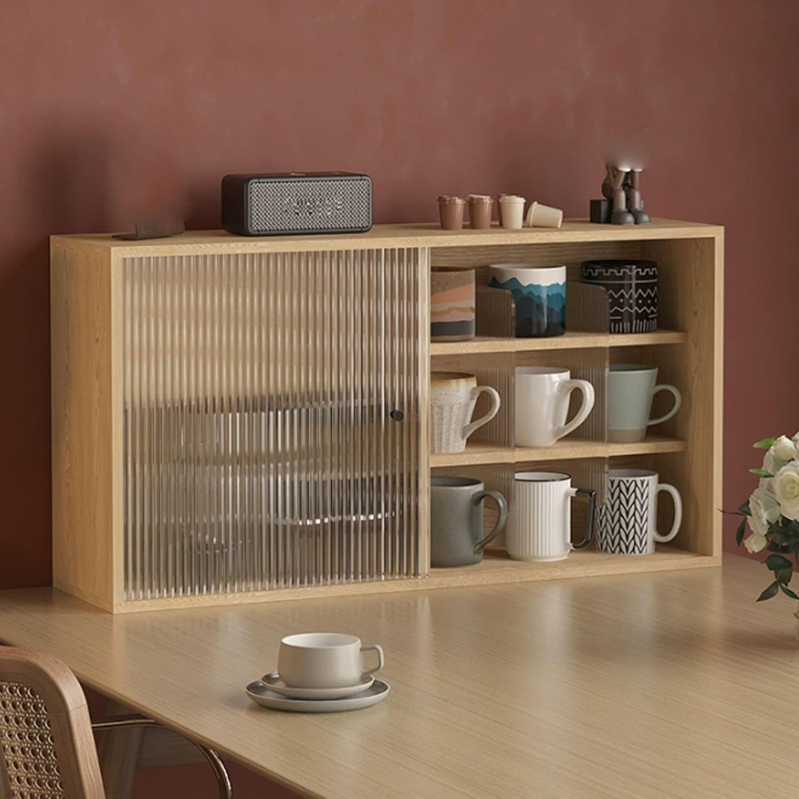 Étagère de rangement de cuisine multicouche et organiseur mural