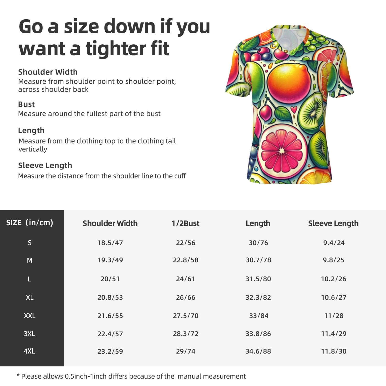 Stylish Athletic Sports Jersey Lemons-Cherries-Grapes-Fruit Men's Rugby Jersey Medium