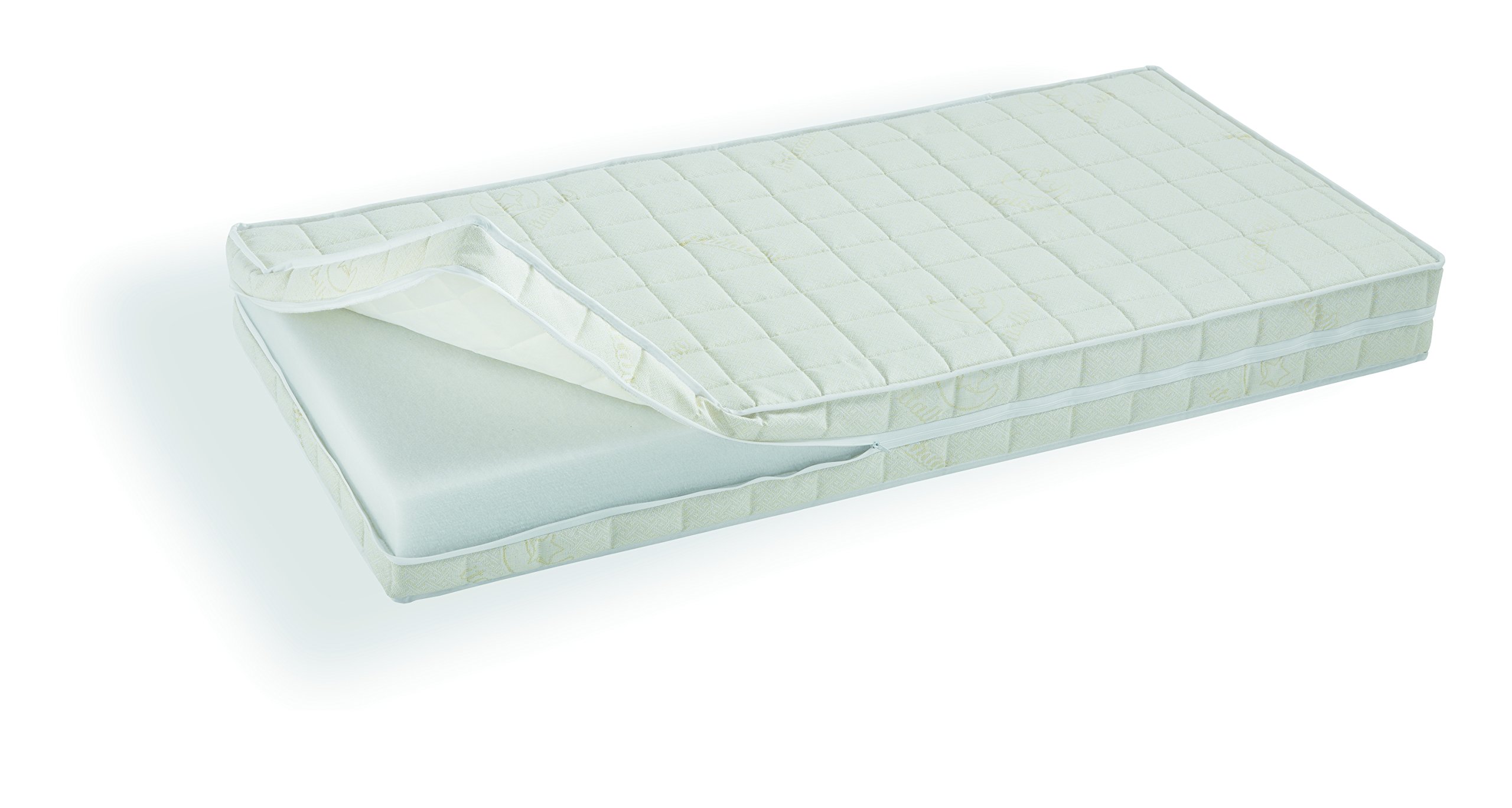 Italbaby Antiacaro Matratze, 55 x 110 cm, mehrfarbig, Einheitsgröße