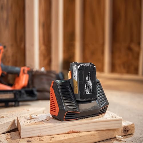 Miniatura 15 de ARyee Batería de repuesto de 18 V 6000 mAh compatible con taladro RIDGID de 18 V R840087 R840083 R840086 R840085 R840084 Batería de iones de litio