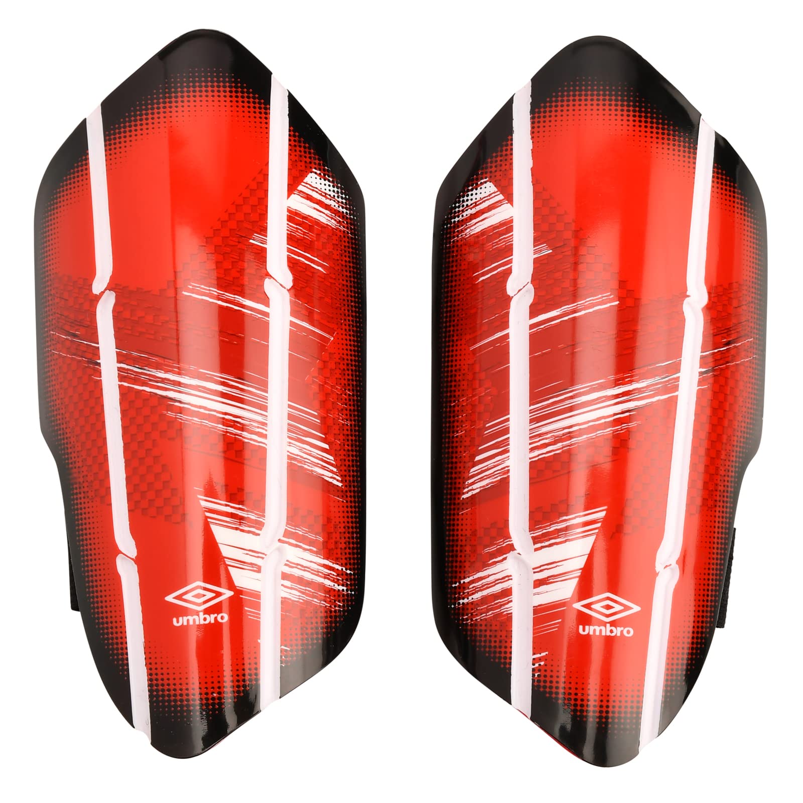 UMBRONeo Flexi Slip - Jnr, Shinguards, Toreador/White/Merlot, Size-S