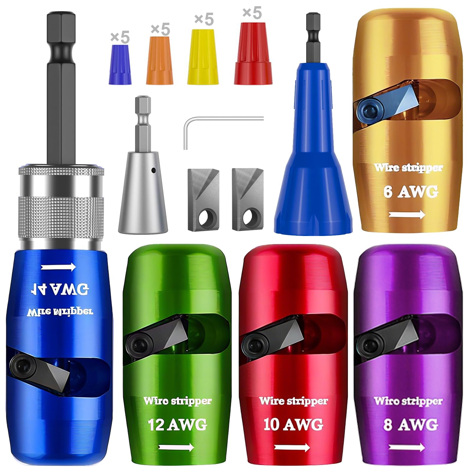Mozeyerh Drill Wire Stripper Twister Kit