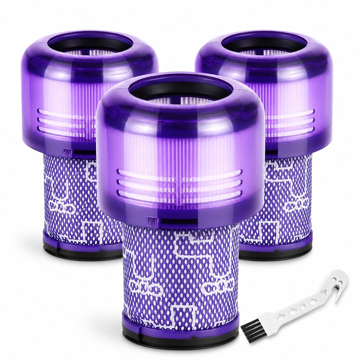 3 Filters for Dyson V12 Detect Slim Absolute Ersatzteile und 971517-01