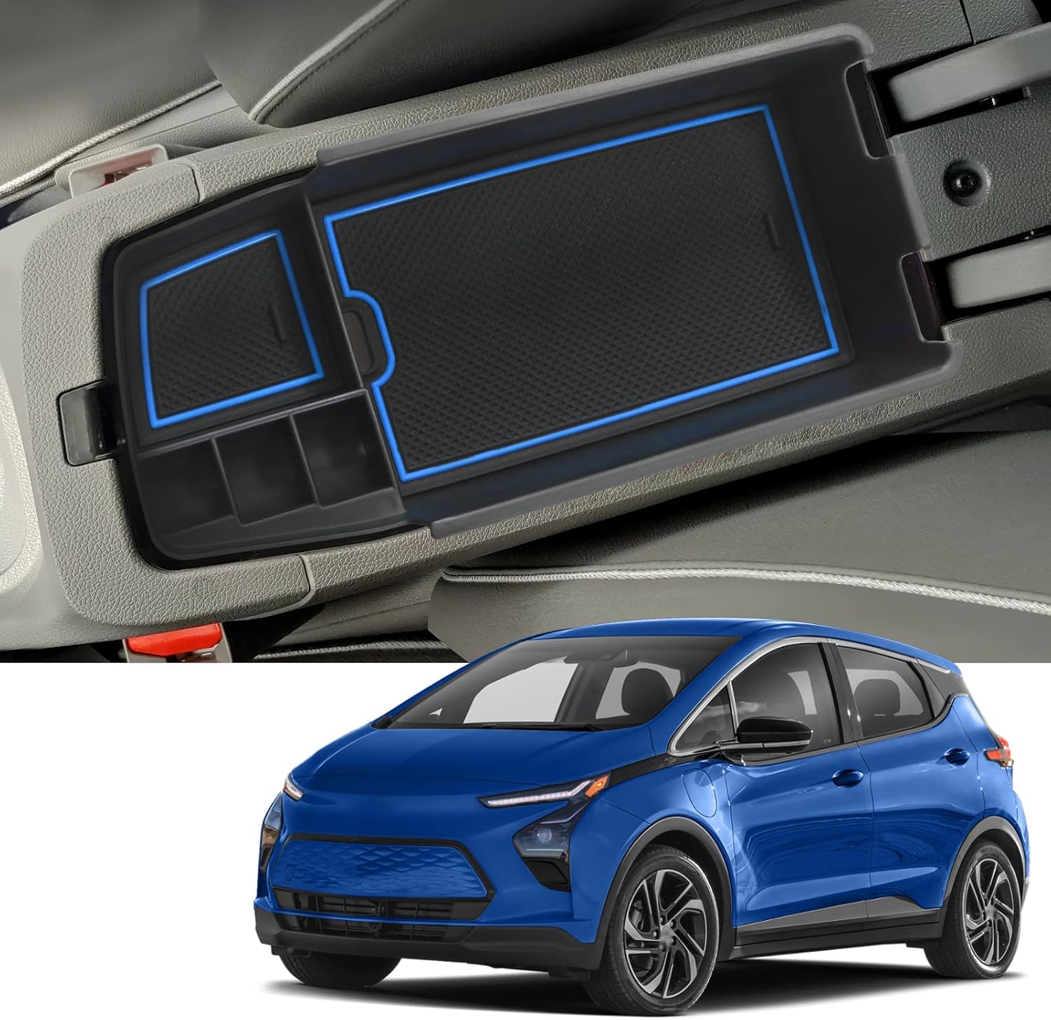 Coleya 2022 Bolt EUV Center Console Organizer for Chevrolet Bolt EUV