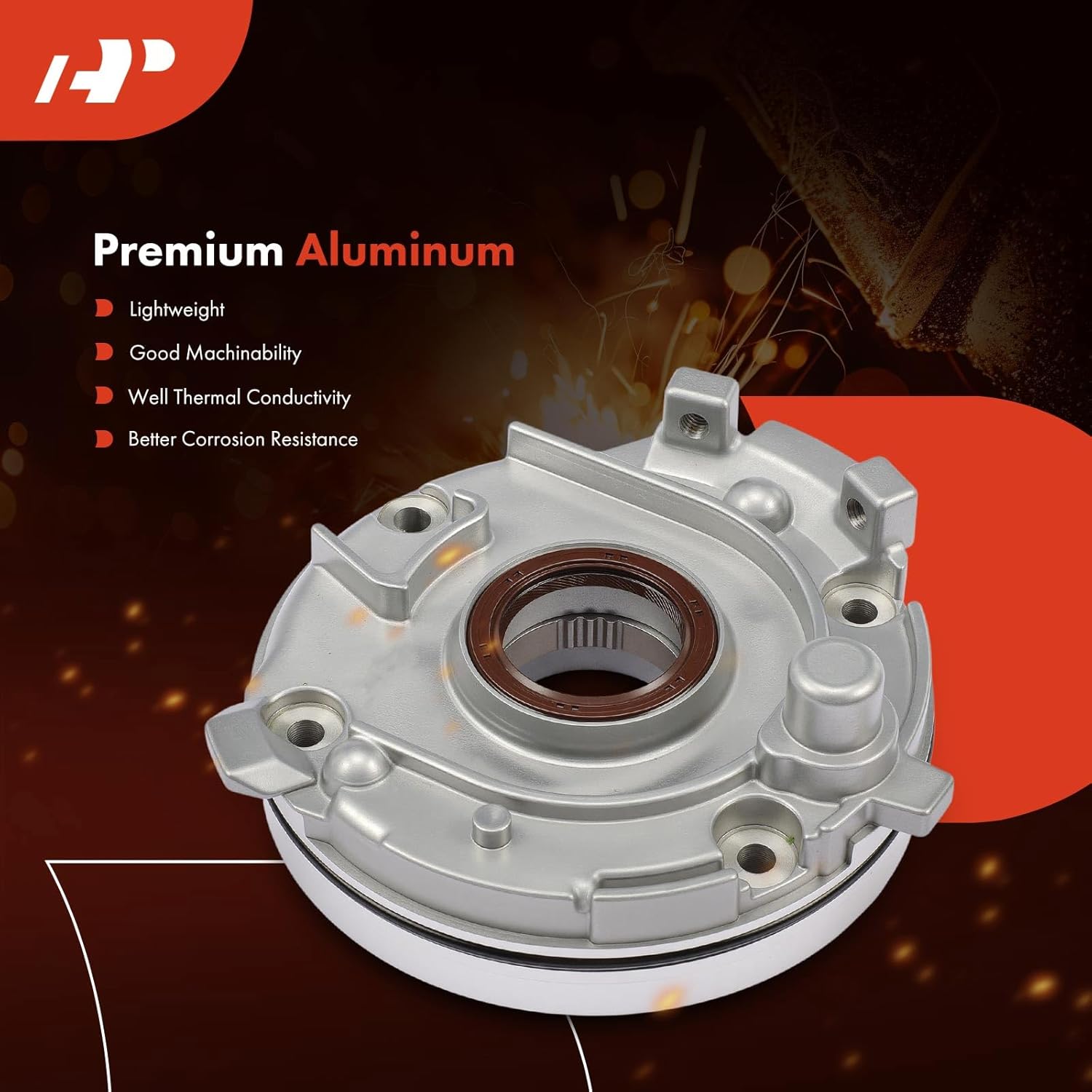 A-Premium Engine Oil Pump for 2.3L 2.4L 2.5L Compatible with Volvo Models - XC60 2015-2016, XC90 2003-2006, S60, S40, XC70, S80, C70, V60, C30, S40, V50, S70, V70, V60 S60 Cross Country