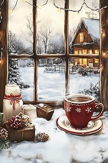 Frosty Evening Retreat: A Cozy Cabin Journal: 100 Lined Pages | 6x9 Inches | Winter Wonderland Design | Ideal Gift for Holiday Season Enthusiasts