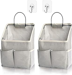 2 Pack Wall Hanging Storage Bag,Wall Hanging Organizer with Pockets, Han...