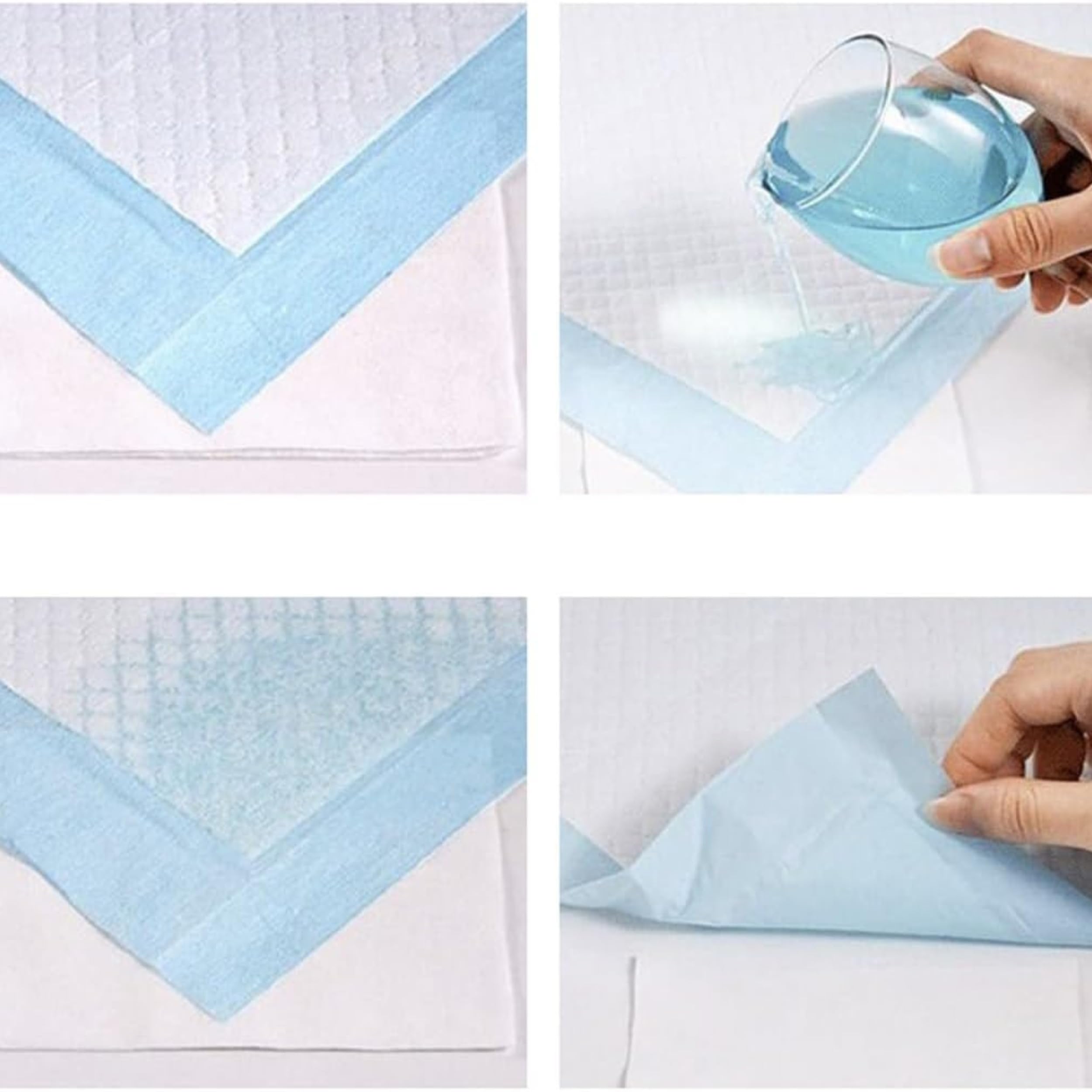PARENCE. Set aus 10 Hundetrainingsmatten 33 x 45 cm – Absorbierende Unterlagen 4 wasserdichte Lagen – Stuben-Trainingsmatte für Welpen, Hunde, Katzen und Kleintiere – 10 Teile