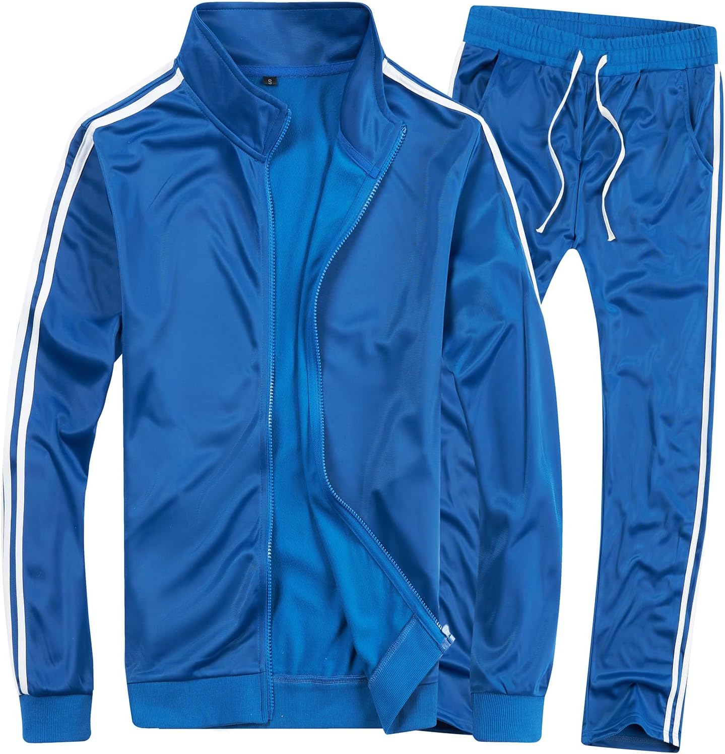 FANARCHER Men’s Active Tracksuits 2 Piece Outfits Sport Set Long Sleeve Casual Running Sweat Suit