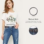 WHIPPY No Buckle Elastic Stretch Belts for Women Men Buckle Free Adjustable Belt for Jeans Pants