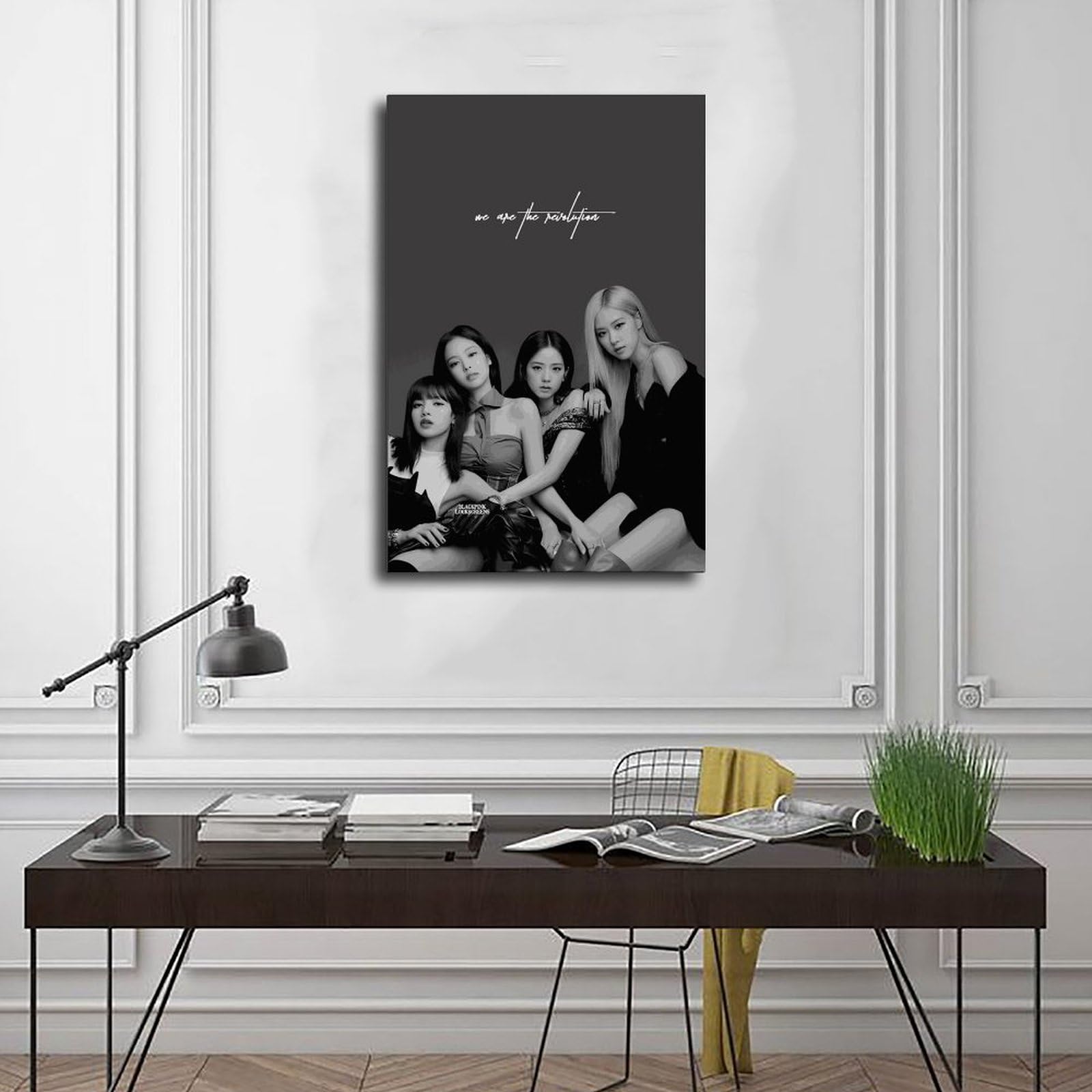 Poster Kpop Blackpink Sur Toile 30x45 Cm - Décoration Murale Sans Cadre Pour Chambre Et Salon