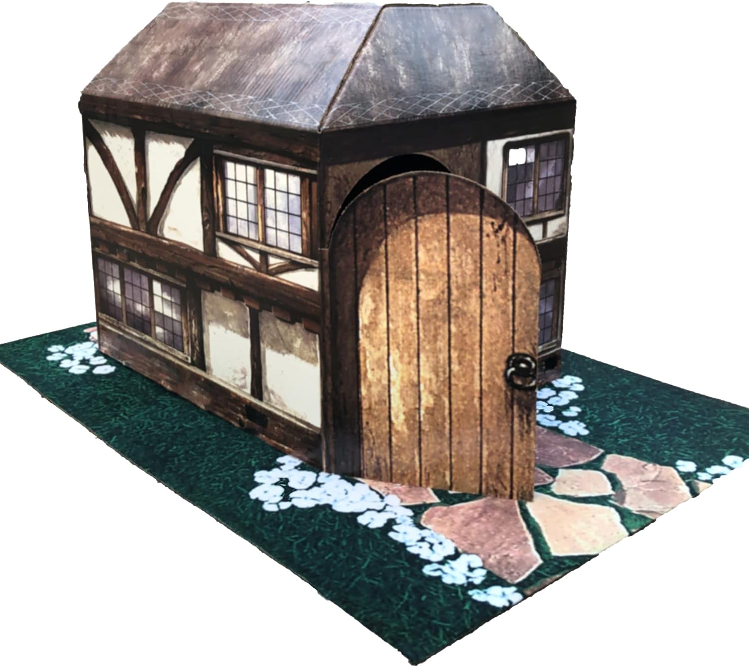 Litter Box Cover & Garden Mat (English Tudor)