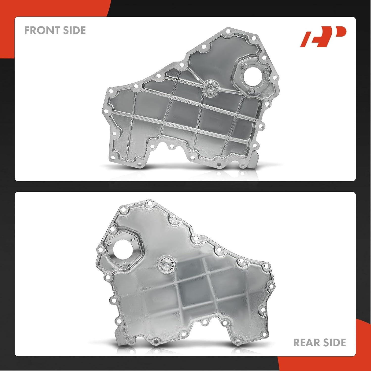 A-Premium Lower Engine Oil Pan Sump with Drain Plug Compatible with BMW 550i 2011-2016, 550i GT 2010-2015, 750i 2009-2013, 750Li 2009-2015, 650i, 650i Gran Coupe, Alpina B7, Alpina B7L, 4.4L, GAS