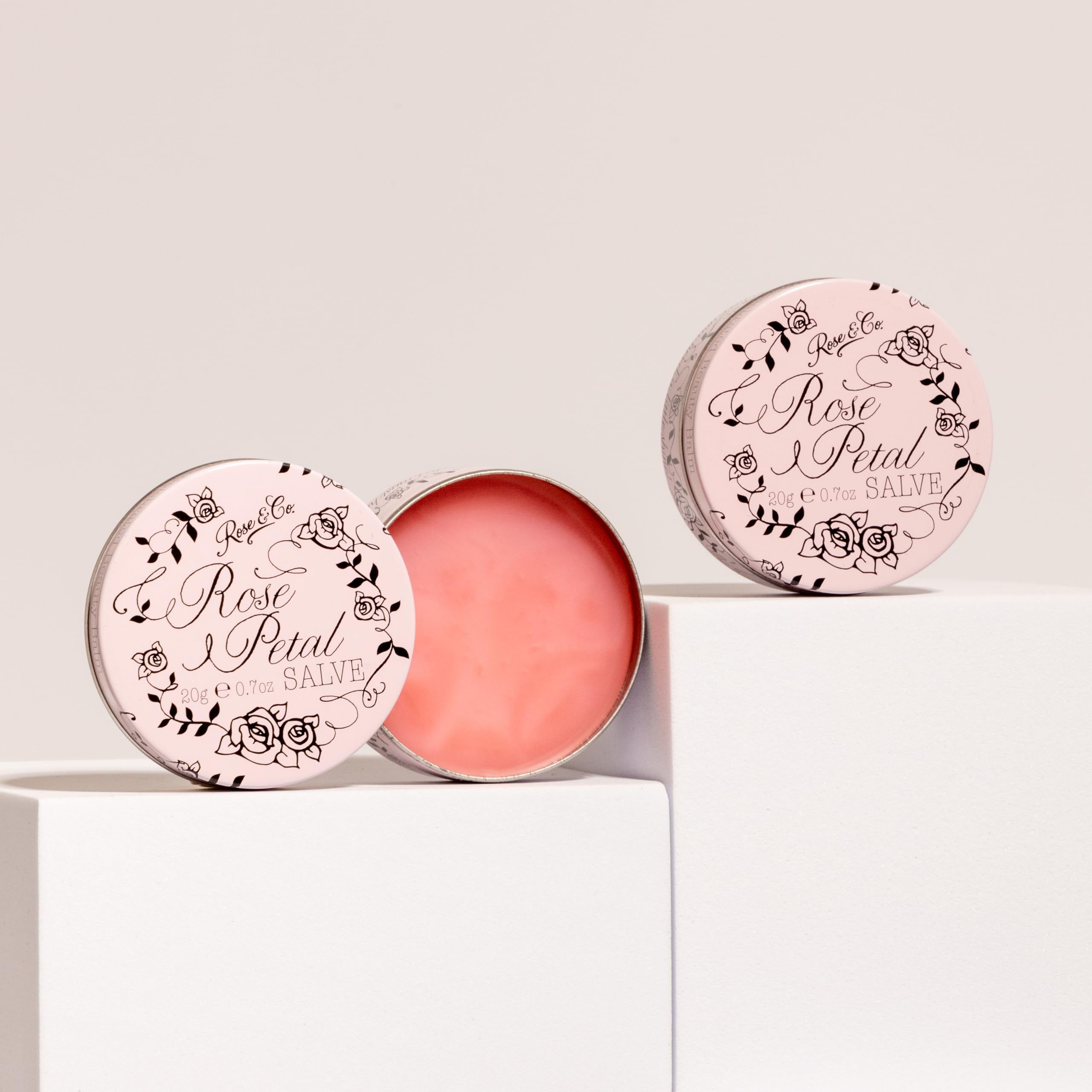 Rose Petal Multipurpose Beauty Salve 20g (Pack of 2), Pink, 2x 20g