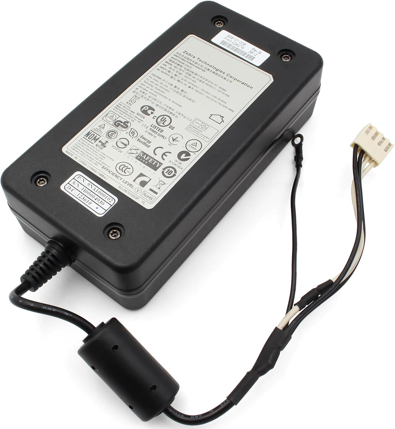P1037974-065 Power Supply for Zebra ZT230 ZT220 ZT210 ZT200 Series Thermal Printer All dpi