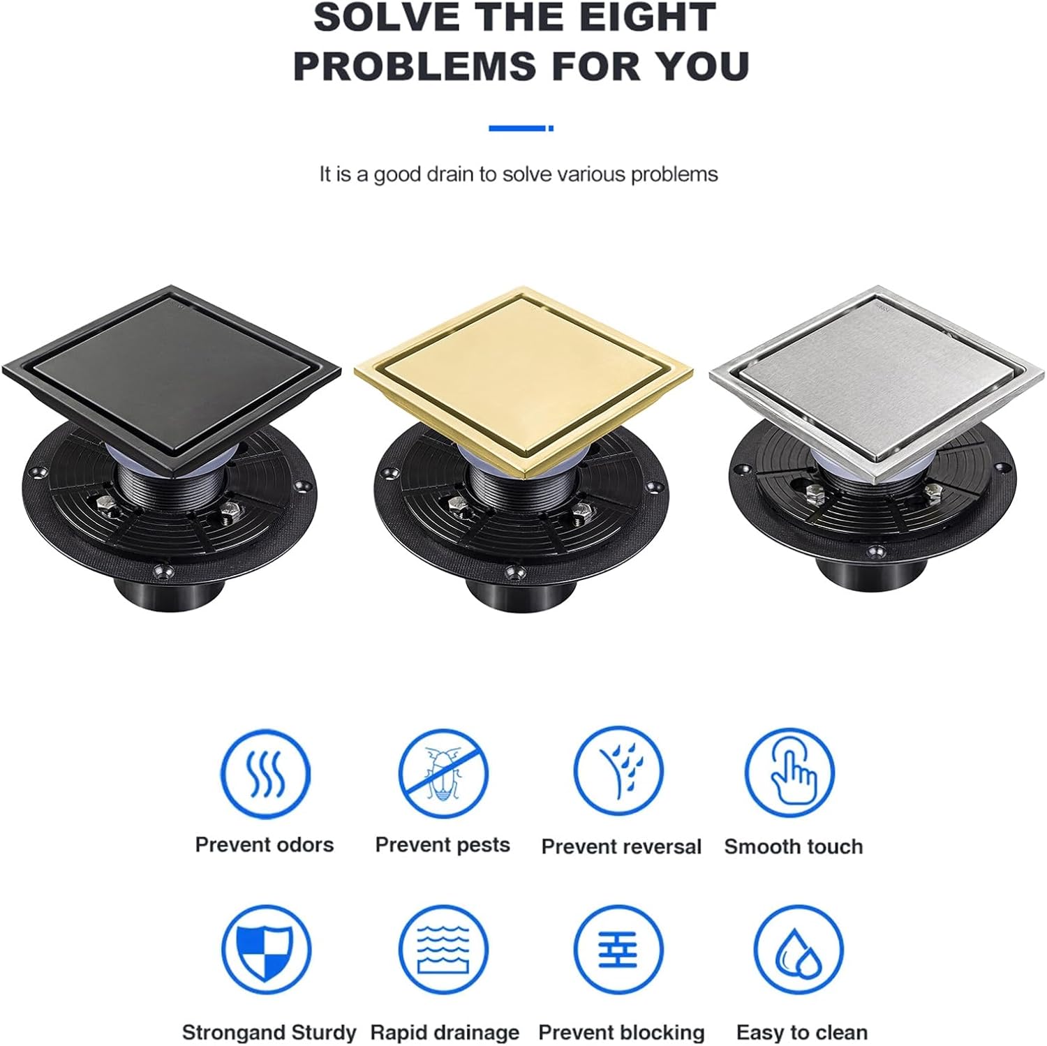 浴室排水ユニット | 商品のご案内 | SANEI｜デザイン性に優れた水まわり用品、水栓メーカー 4 インチ正方形排水シャワー浴室耐食性詰まりフリーシャワー簡単なインストール鋼排水管