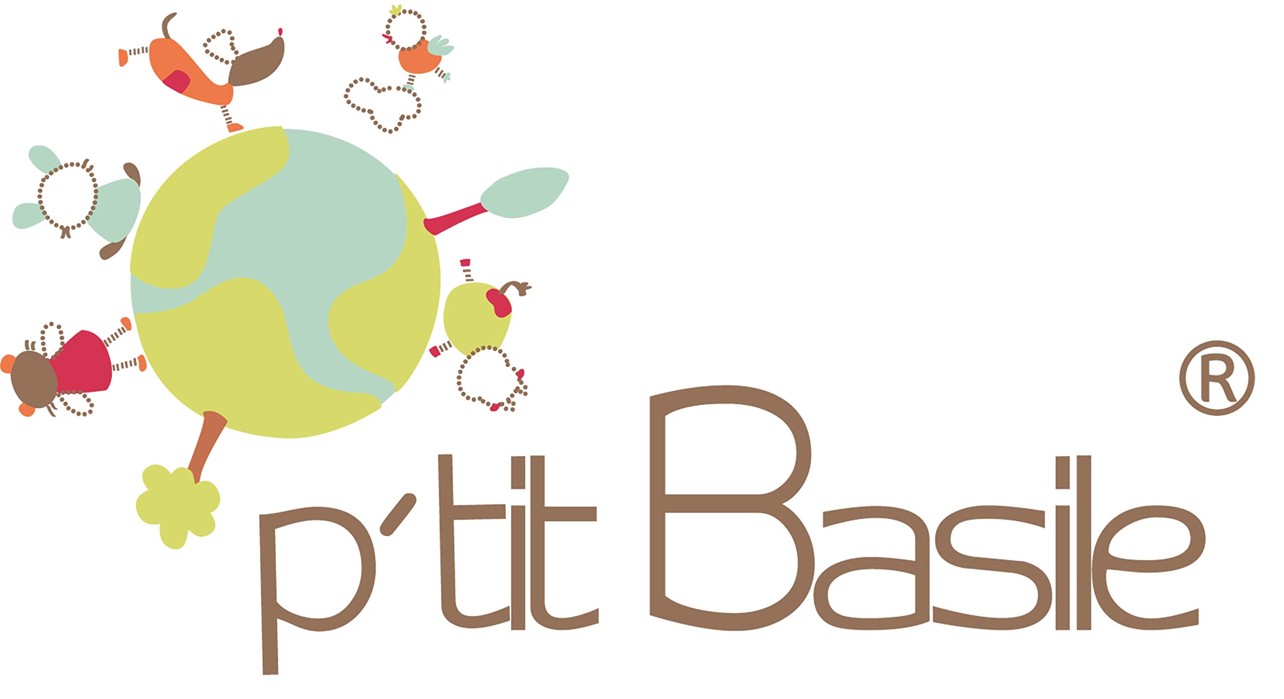 P'tit Basile Housse de Couette 100x135 ou 100x140 cm - 100% Coton Bio 57 Fils certifié sans substances nocives - Blanche Mixte - Idéal pour lit bébé Enfant 60x120 70x140 cm - Rabat pour Border