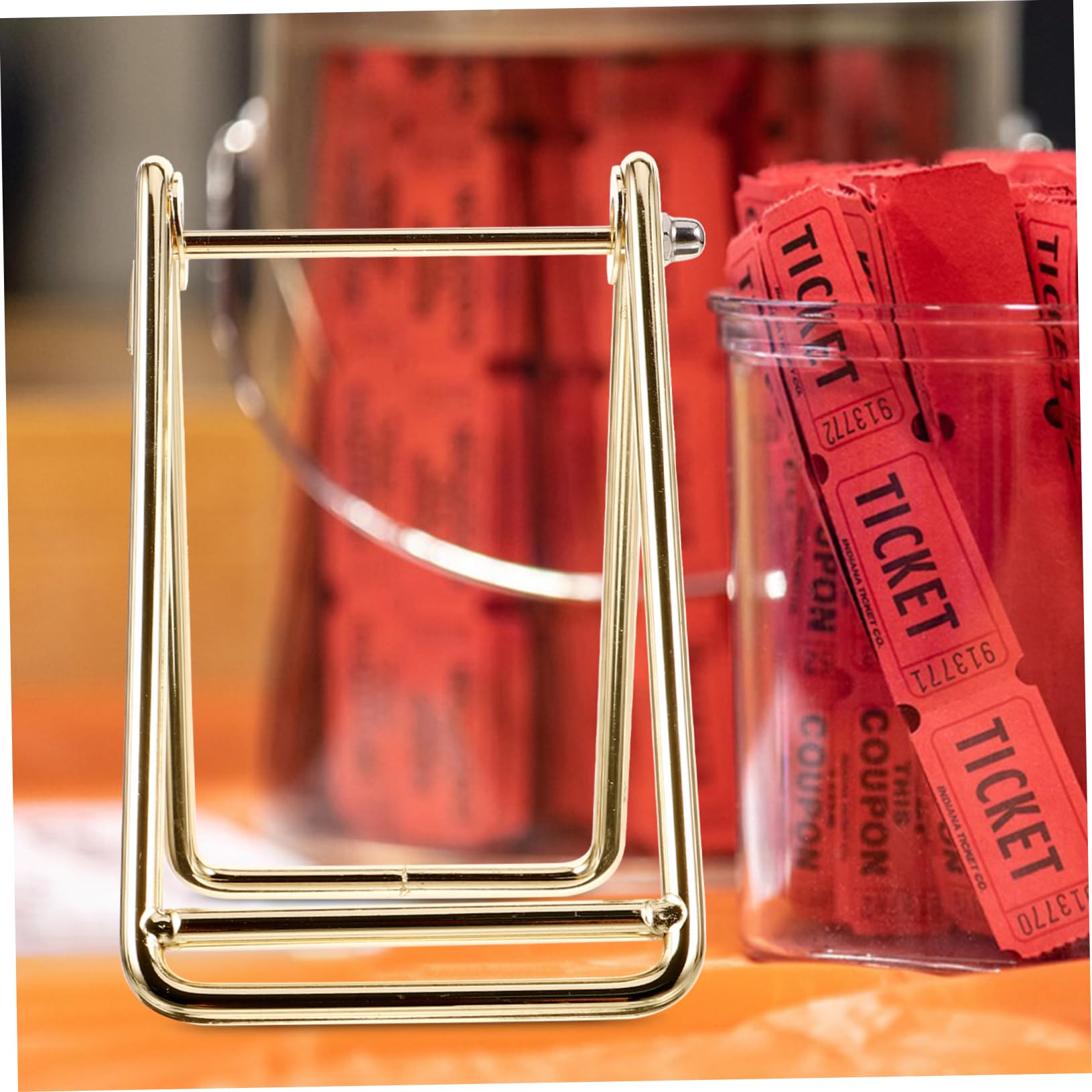 SHINEOFI 5pezzi Biglietti Inossidabile Dispenser Per Biglietti Cinema Organizer Per e Resistente