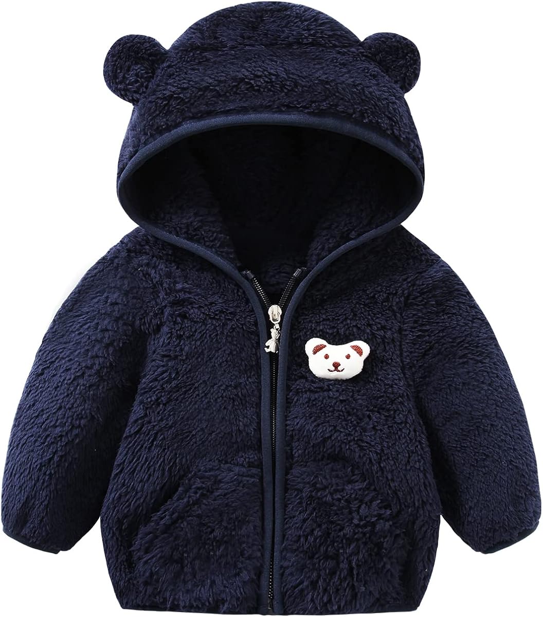 Chaqueta polar de bebé niño abrigo de ropa de niña Winer para suéter de niño pequeño