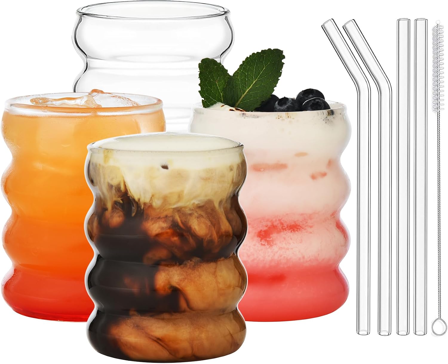 ALINK Bubble Drinking Glasses