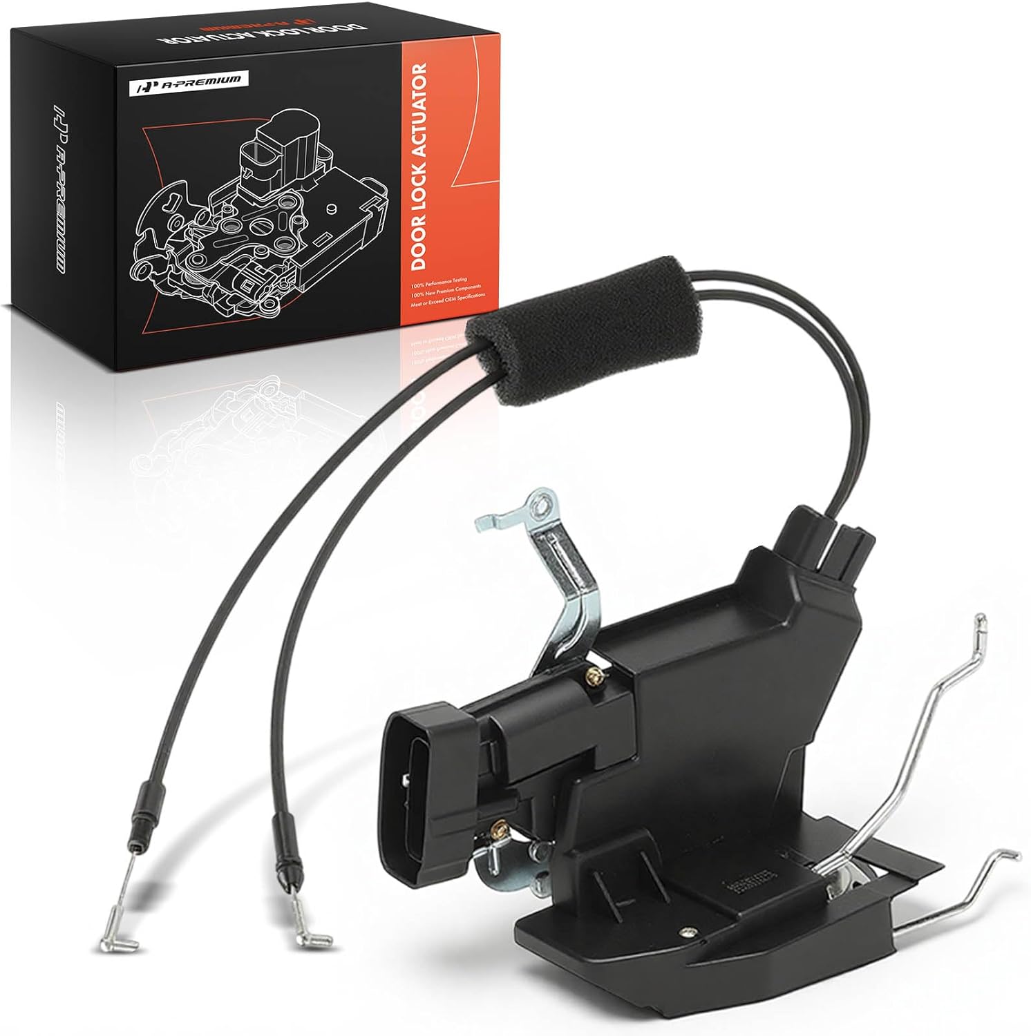 A-Premium Front Left Driver Side Door Lock Actuator Compatible with Toyota Tundra 2004-2006, Sequoia 2001-2007