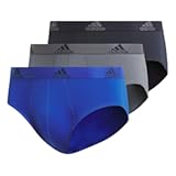Men&apos;s Performance Stretch Cotton Brief Underwear &lpar;3-Pack&rpar; Designed for Active Comfort and All Day Wear