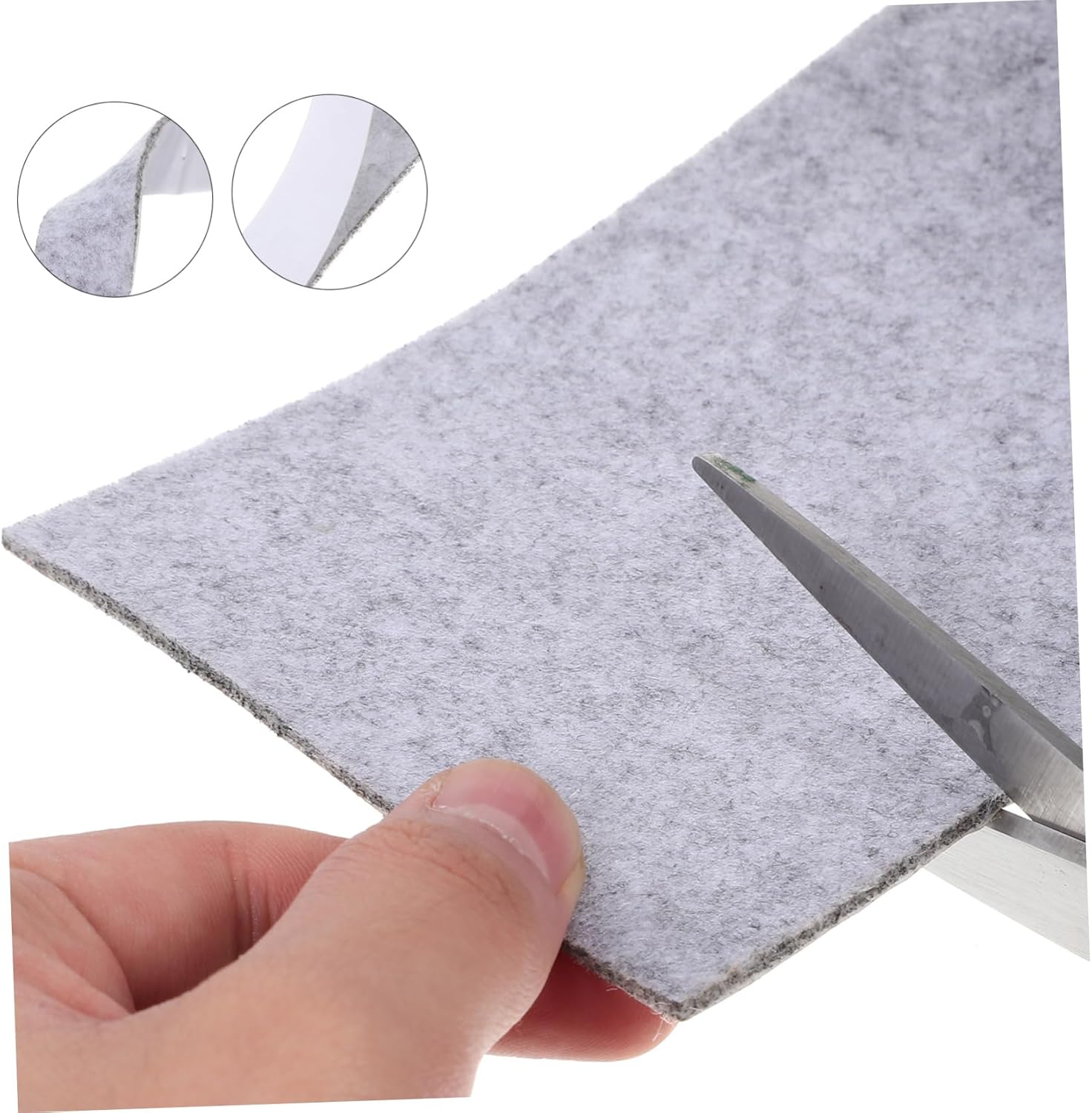 DOITOOL 20rolls Self-Adhesive Felt Strips Furniture Pads for Hardwood Floor Easy Installation Prevent Scratching Floors