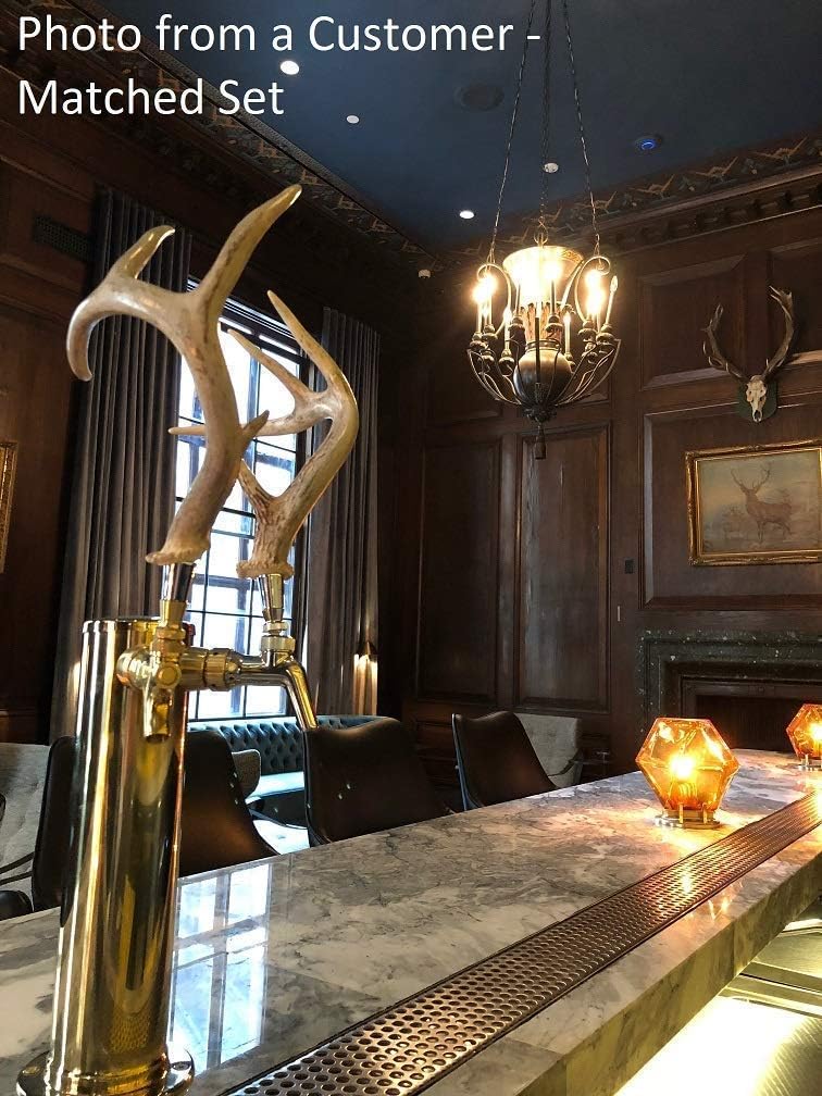 Real Whitetail Deer Antler Beer Tap Handle for Kegerators Keezers Keg Bar Man Cave