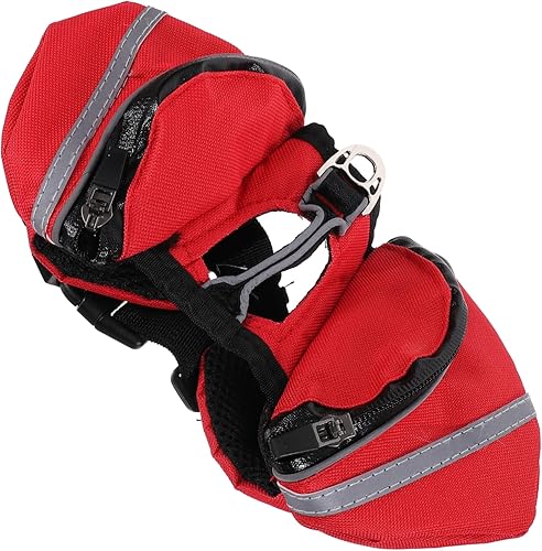 ABOOFAN Arnés de senderismo para perro, mochila transportadora para perros pequeños, arnés para perros pequeños, mochila de entrenamiento para