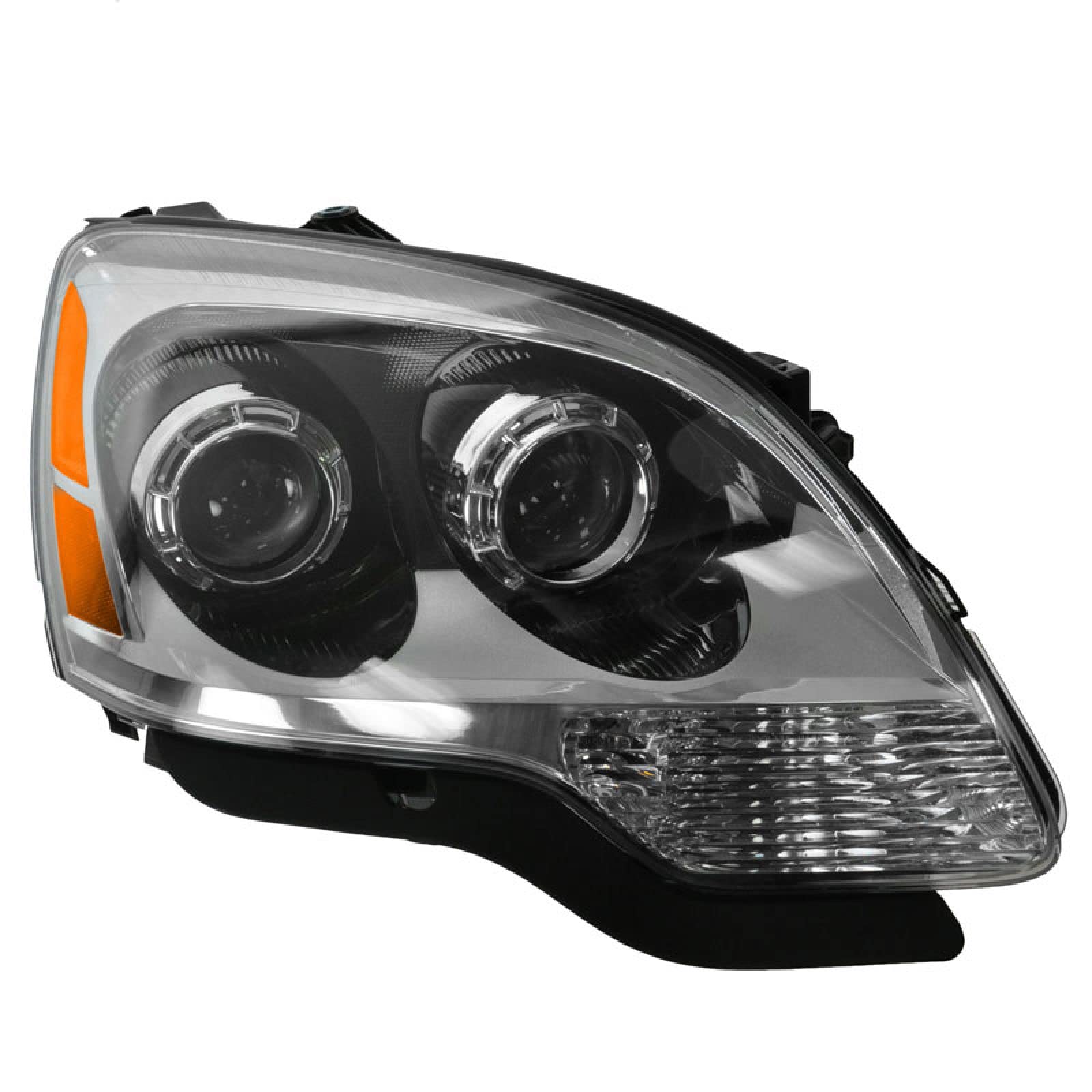TRQ Passenger Side Headlight Assembly Halogen Compatible with 2008-2012 GMC Acadia GM2503358