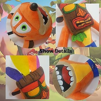 クラッシュ バンディクー レーシング　非売品　ぬいぐるみ クラッシュ・バンディクー』クラッシュのぬいぐるみがクレーン