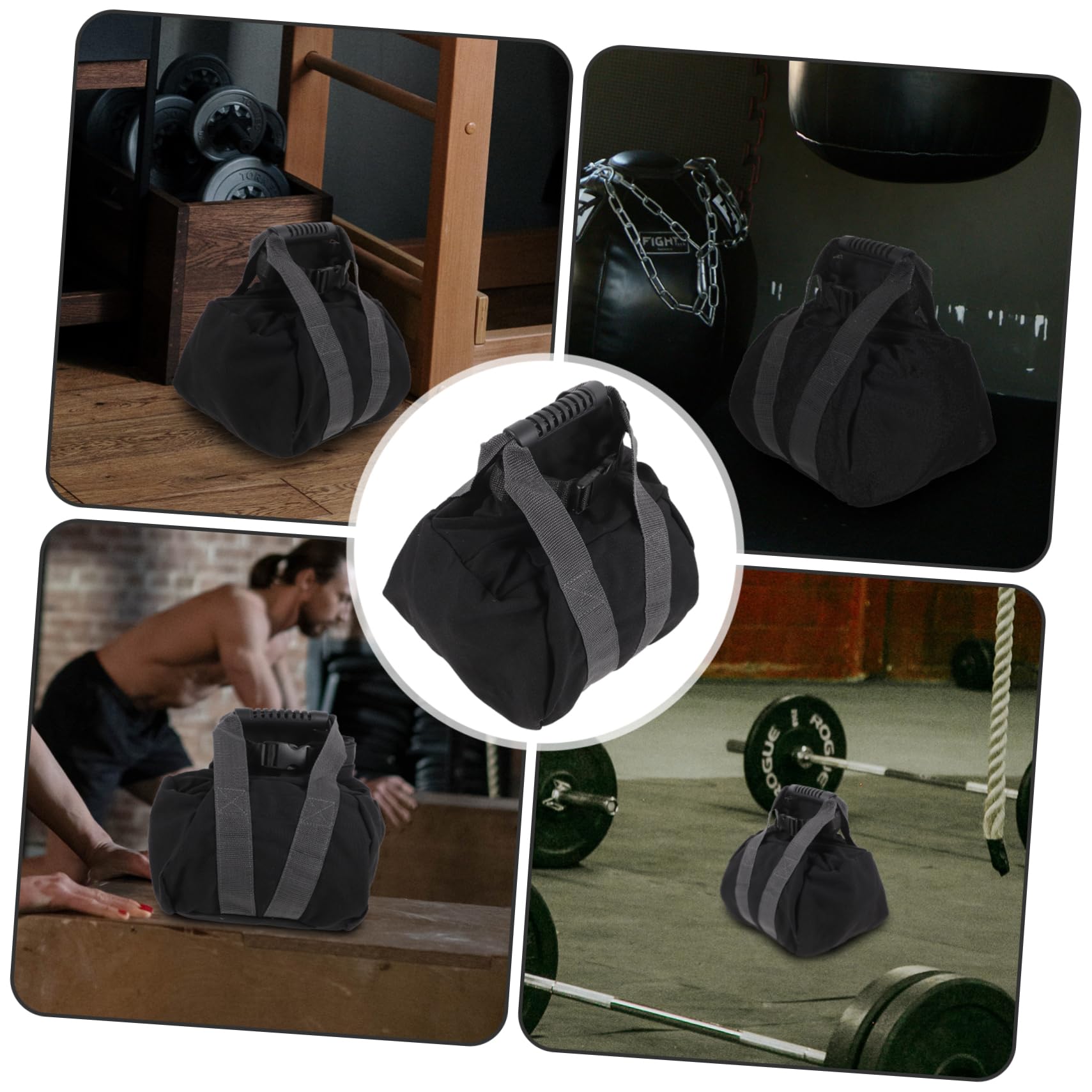 BCOATH Weight Lifting Sandbag Canvas Sled for Pulling Fitness Exercise Equipment 's Strength Training Bag