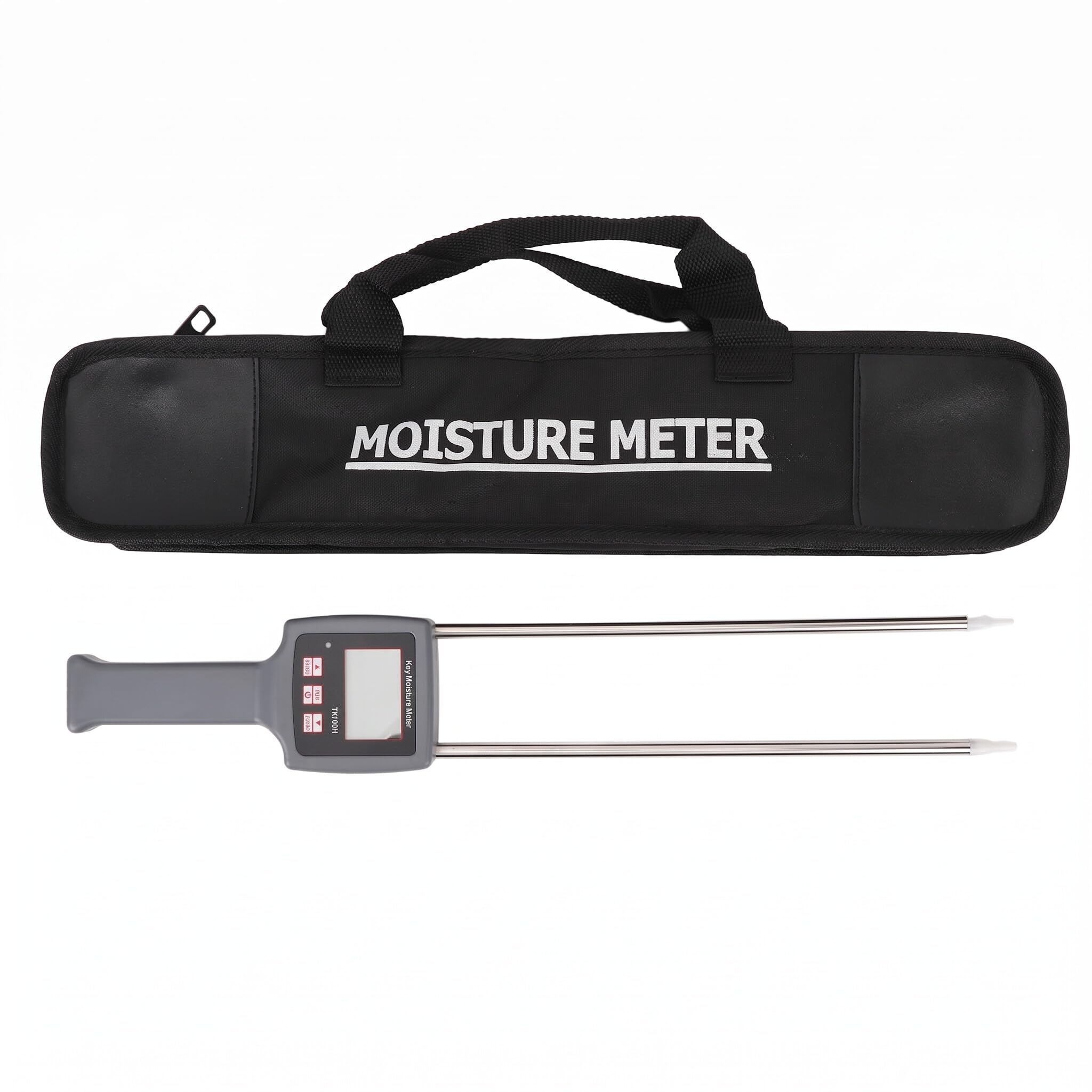 Tragbarer Heu Feuchtigkeitstester, Präziser Schnellmess Tester mit Sonde, Überwachung Zur Gewährleistung Einer Optimalen Heuqualität, für Luzerne, Weideknoten, Getreidestroh,