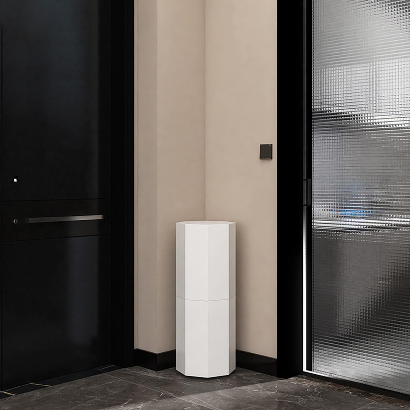 Meuble à chaussures rotatif 360° vertical pour un gain de place maximal